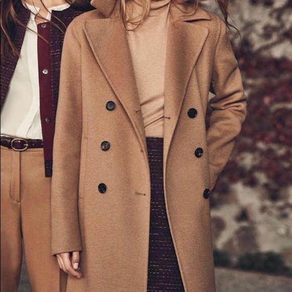massimo dutti camel coat
